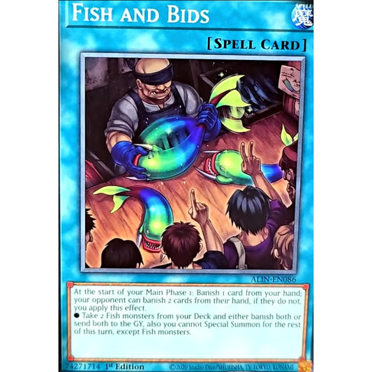 Fish and Bids ALIN-EN086 Common Common Yu-Gi-Oh Alliance Insight