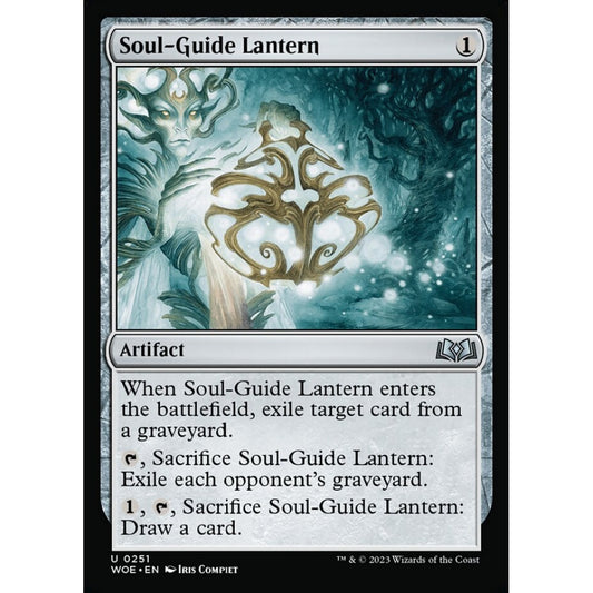 Soul-Guide Lantern, uncommon, 251, Magic the Gathering, Wilds of Eldraine