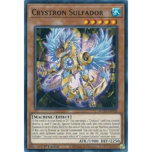 Crystron Sulfador SUDA-EN020 Common Yu-Gi-Oh Supreme Darkness