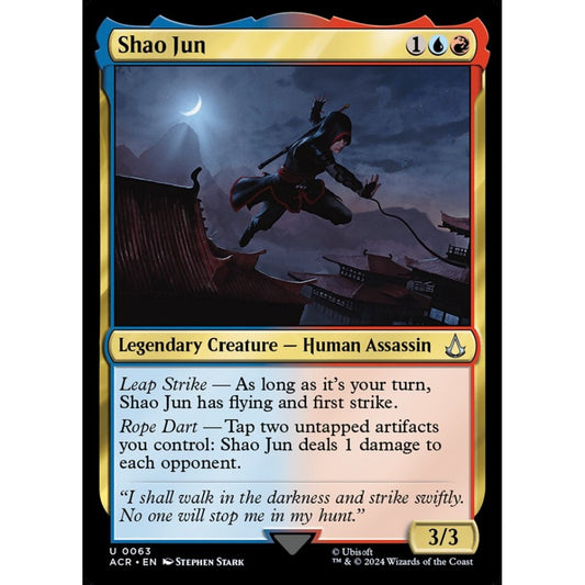 Shao Jun uncommon 63 Magic the Gathering Assassin's Creed