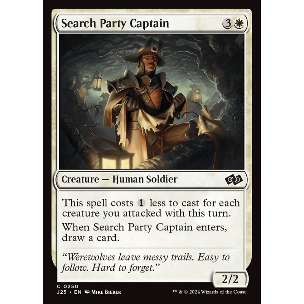 Search Party Captain, 250, common, Magic: The Gathering, Foundations Jumpstart