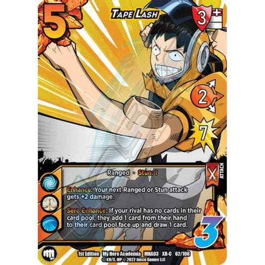 Tape Lash, 62/108, XR-C, UniVersus, MHA03 Heroes Clash