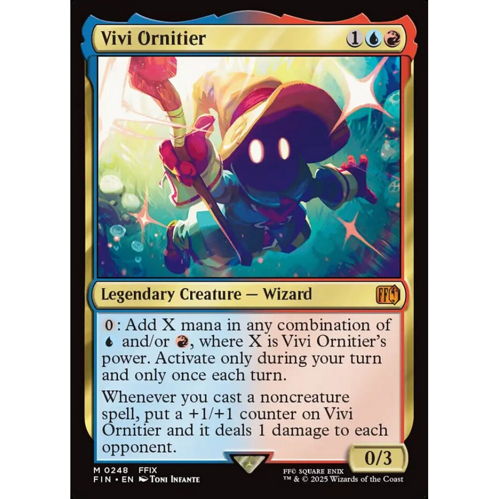 Vivi Ornitier mythic 248 Magic the Gathering Final Fantasy