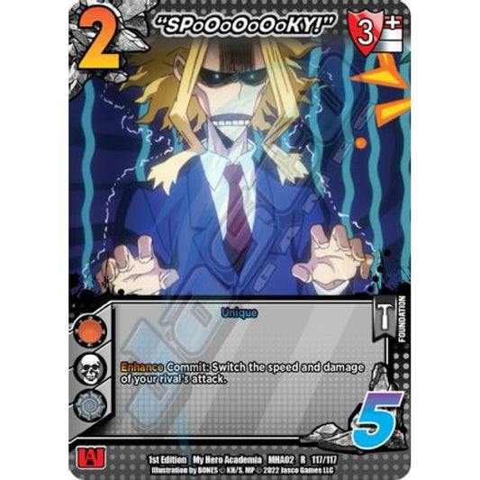"SPoOoOoOoKY!", 117/117, R, UniVersus, MHA02 Crimson Rampage
