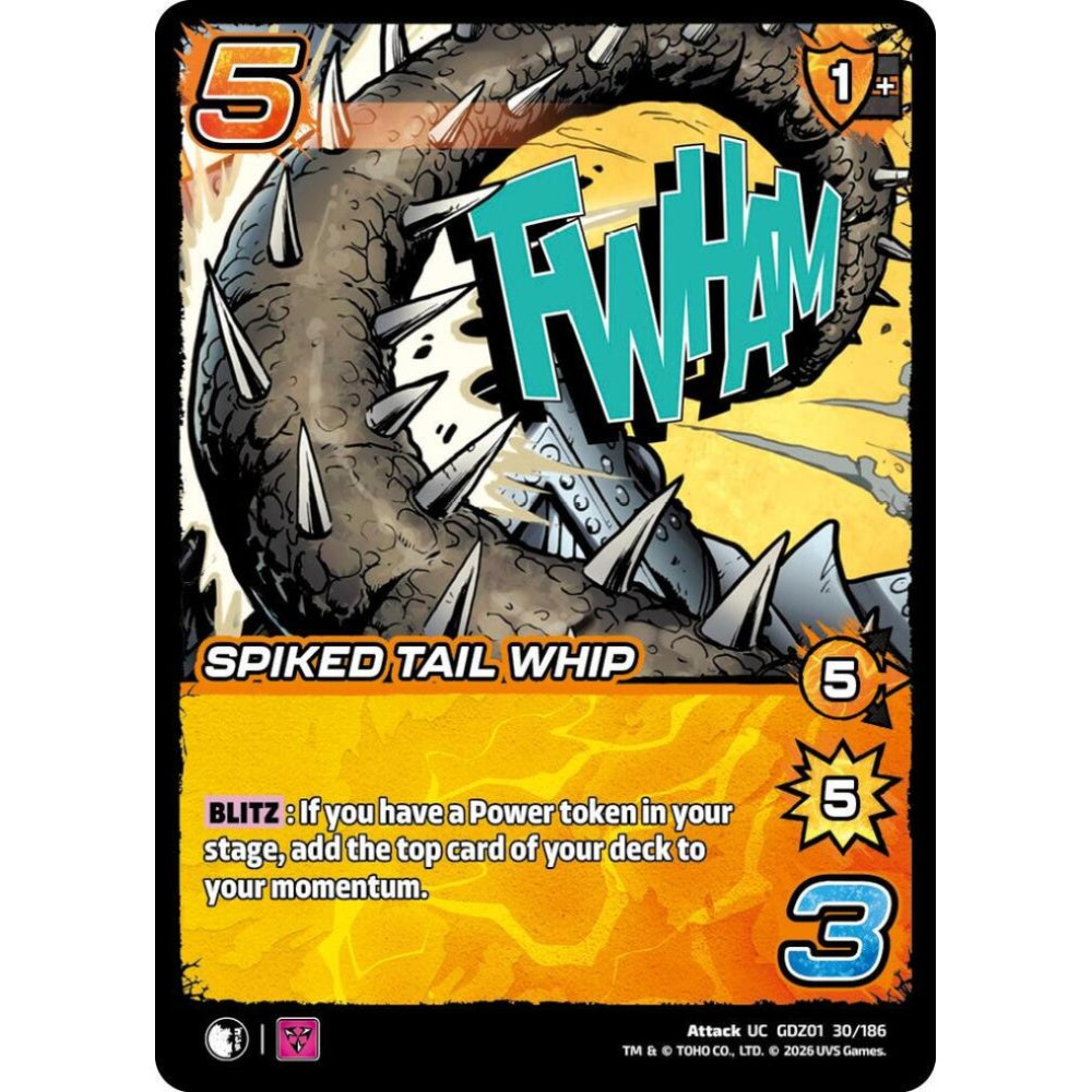 Spiked Tail Whip GDZ01 30/186 GDZ01 Universus Godzilla: Reign of Kaiju Attack UC