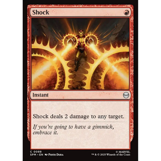 Shock common 88 Magic the Gathering Marvel's Spider-Man