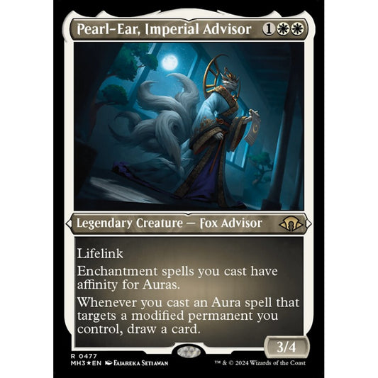 Pearl-Ear, Imperial Advisor, 477, rare, Magic: The Gathering, Modern Horizons 3