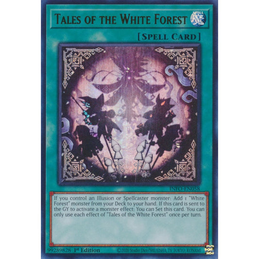 Tales of the White Forest INFO-EN058 Ultra Ultra Rare Yu-Gi-Oh The Infinite Forbidden in Art
