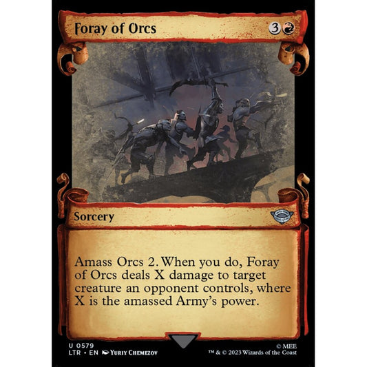 Foray of Orcs, uncommon, 579, Magic the Gathering, The Lord of the Rings: Tales of Middle-earth