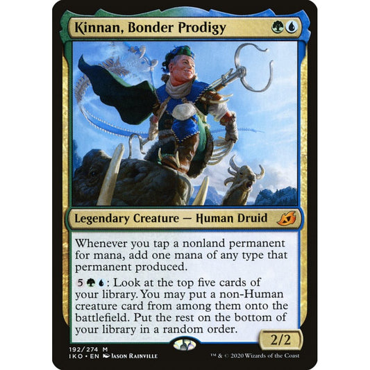 Kinnan, Bonder Prodigy mythic 192 Magic the Gathering Ikoria: Lair of Behemoths