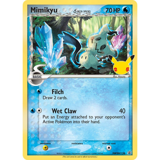 Mimikyu Promo SWSH136 Pokemon Card Game Sword & Shield Promos