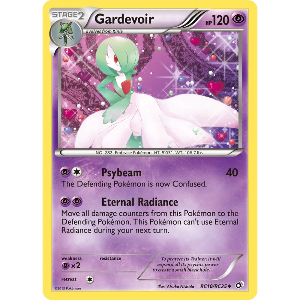 Gardevoir Uncommon RC10/RC25 Pokemon Card Game Legendary Treasures