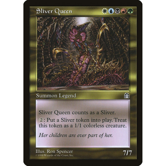 Sliver Queen rare 129 Magic the Gathering Stronghold Spanish