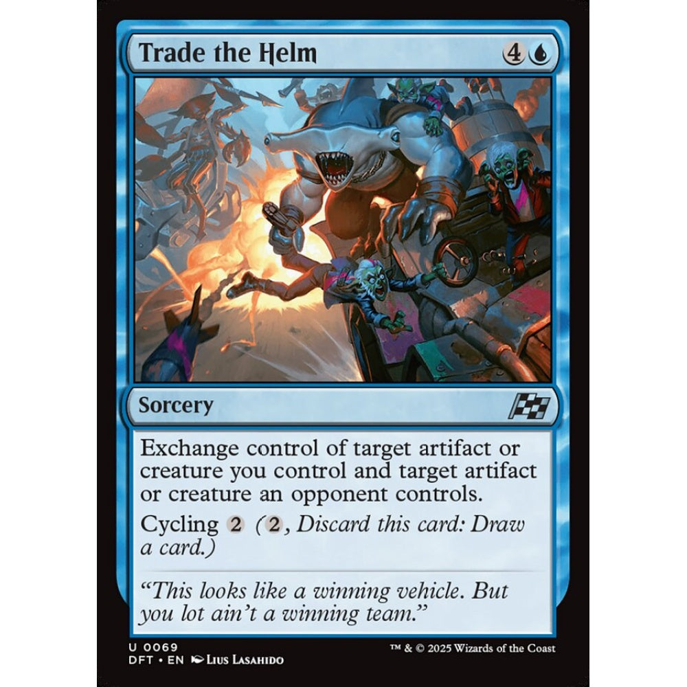 Trade the Helm, 69, uncommon, Magic: The Gathering, Aetherdrift