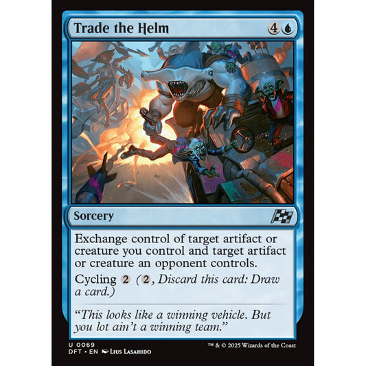 Trade the Helm, 69, uncommon, Magic: The Gathering, Aetherdrift