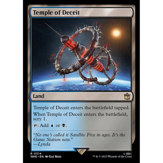 Temple of Deceit rare 314 Magic the Gathering Doctor Who