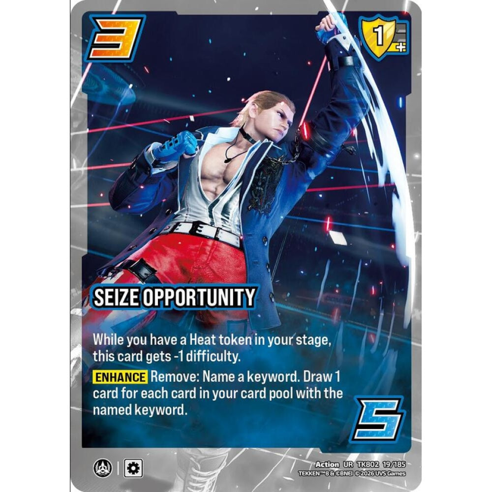 Seize Opportunity 19/185 TK802 Universus Tekken 8 Action UR