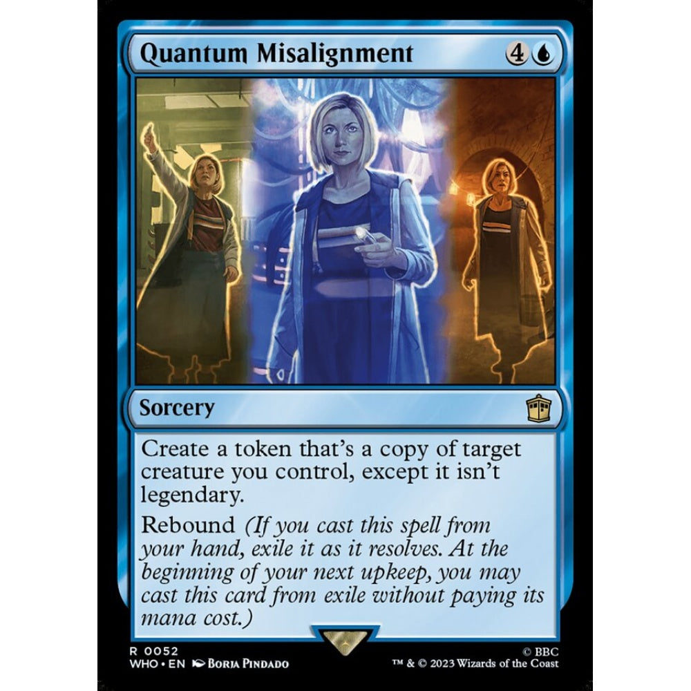 Quantum Misalignment rare 52 Magic the Gathering Doctor Who