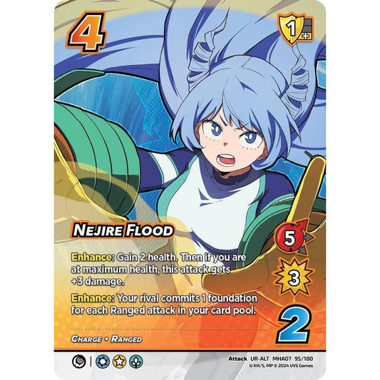 Nejire Flood, 95/180, MHA07, Universus, Girl Power, nan