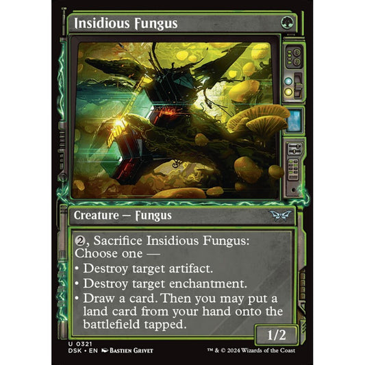 Insidious Fungus, 321, uncommon, Magic: The Gathering, Duskmourn: House of Horror