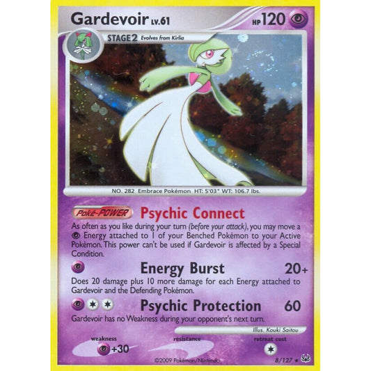 Gardevoir Rare Holo 8/127 Pokemon Card Game Platinum