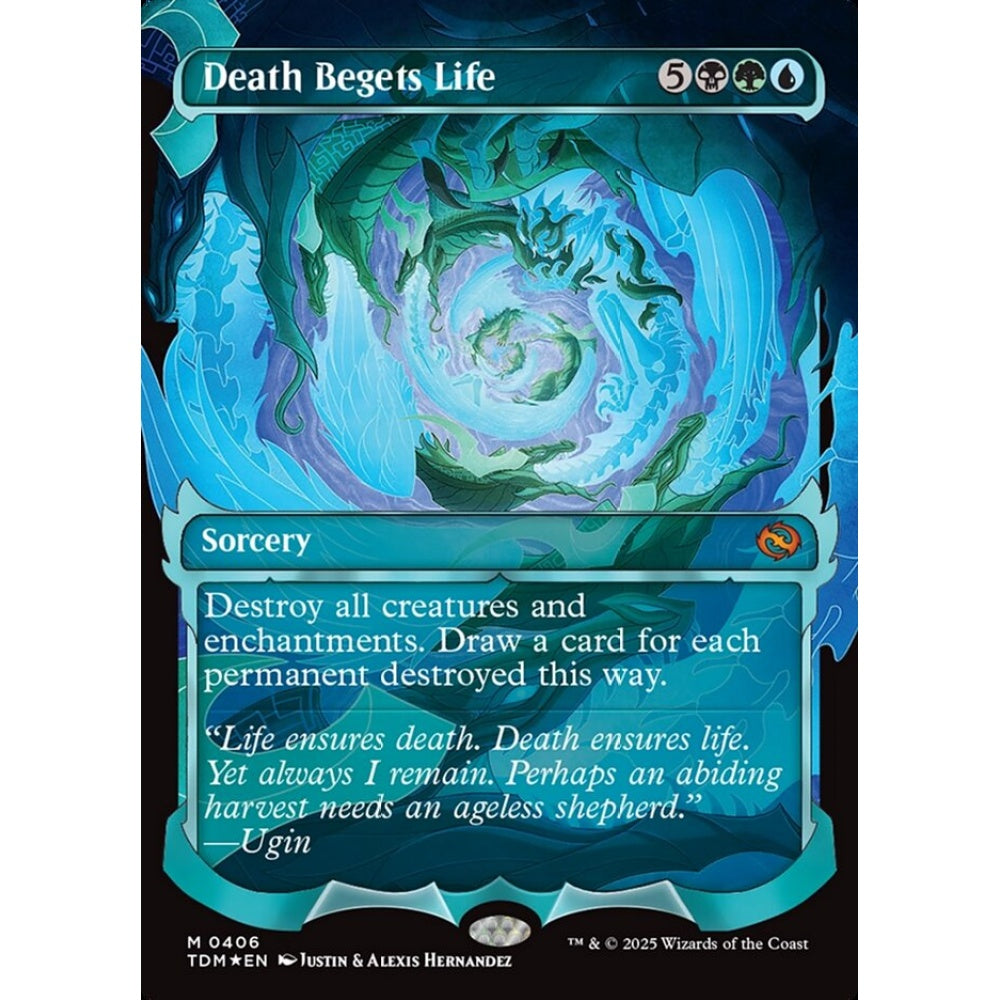 Death Begets Life mythic 406 Magic the Gathering Tarkir: Dragonstorm