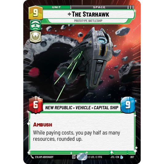 The Starhawk, L, JTL 367) Hyperspace, Star Wars Unlimited