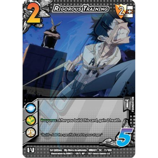 Rigorous Training, 71/180, SE, UniVersus, MHA01 My Hero Academia