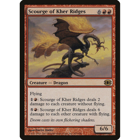Scourge of Kher Ridges rare 107 Magic the Gathering Future Sight