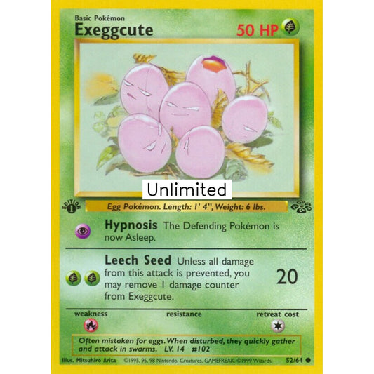 Exeggcute Common 52/64 Pokemon Card Game Jungle
