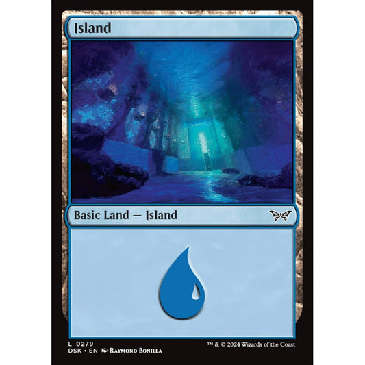 Island, 279, common, Magic: The Gathering, Duskmourn: House of Horror