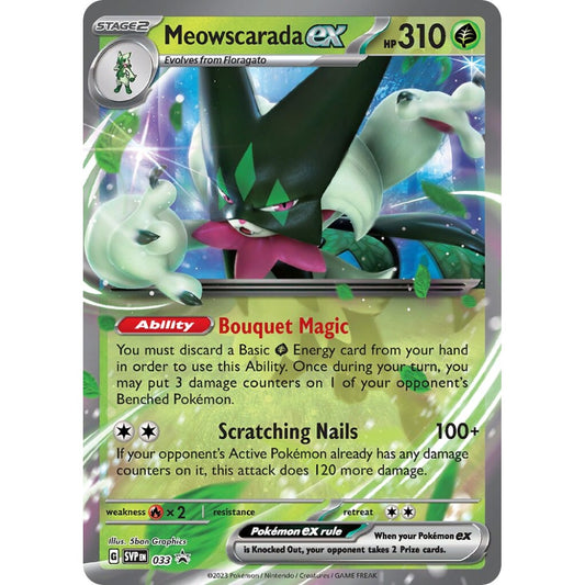Meowscarada ex Promo 033 Pokemon Card Game Scarlet & Violet Promos