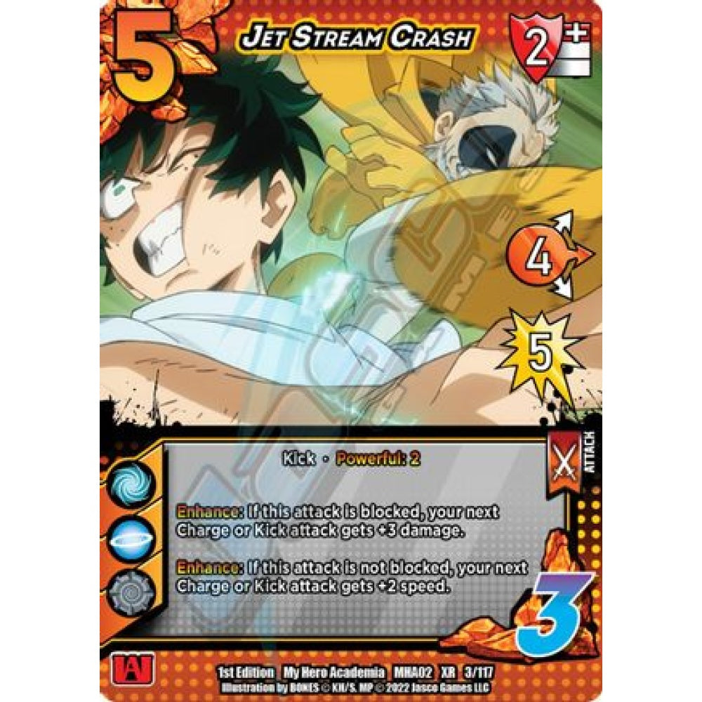 Jet Stream Crash, 3/117, XR, UniVersus, MHA02 Crimson Rampage