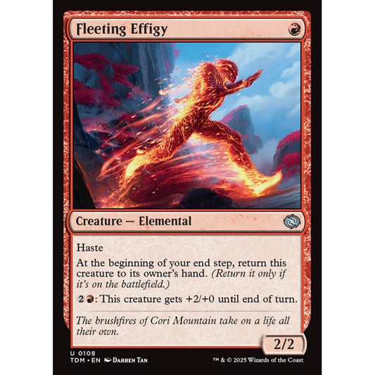 Fleeting Effigy uncommon 108 Magic the Gathering Tarkir: Dragonstorm