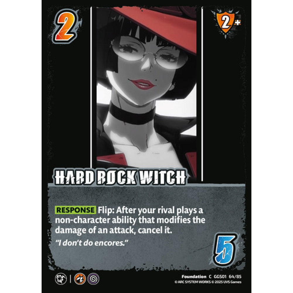 Hard Rock Witch 64/85 Universus Card Game Guilty Gear -Strive- C Non-Foil