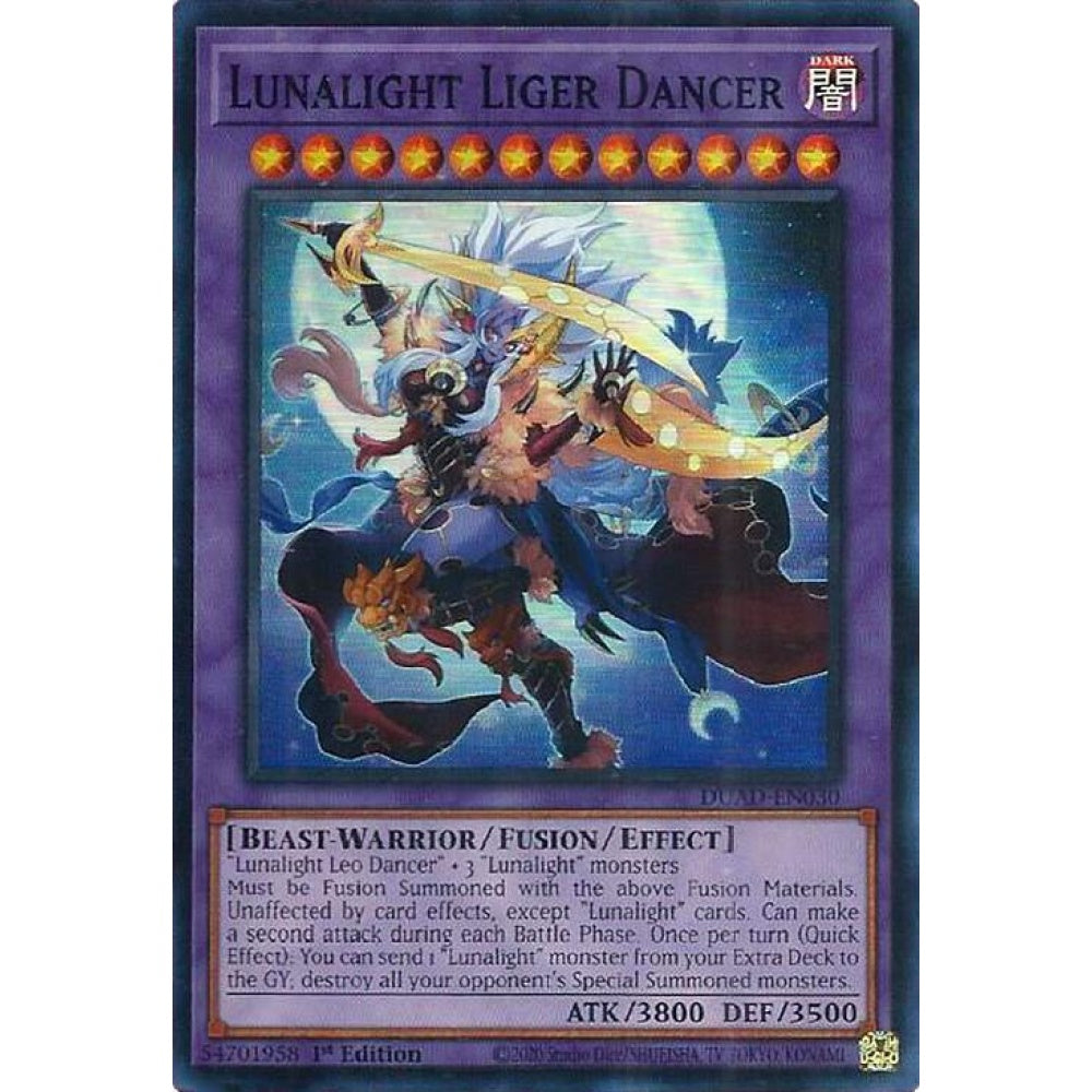 Lunalight Liger Dancer DUAD-EN030 Super Yu-Gi-Oh Duelist's Advance