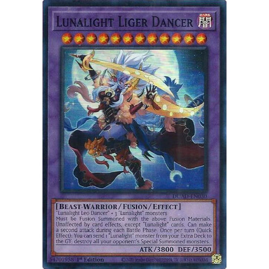 Lunalight Liger Dancer DUAD-EN030 Super Yu-Gi-Oh Duelist's Advance