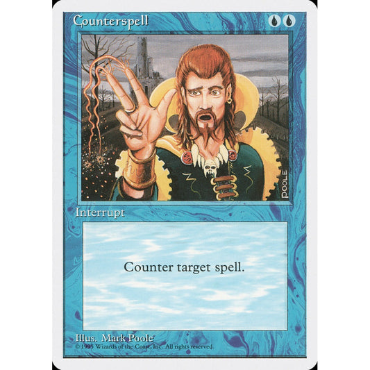 Counterspell uncommon 65 Magic the Gathering Fourth Edition