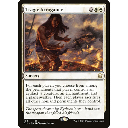 Tragic Arrogance rare 109 Magic the Gathering Commander 2021