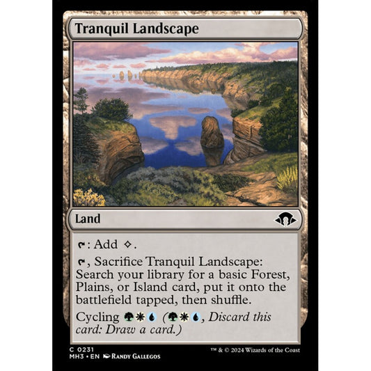 Tranquil Landscape, 231, common, Magic: The Gathering, Modern Horizons 3