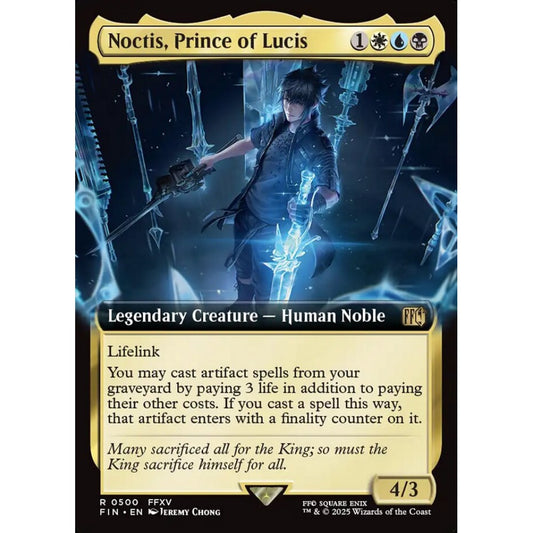 Noctis, Prince of Lucis rare 500 Magic the Gathering Final Fantasy