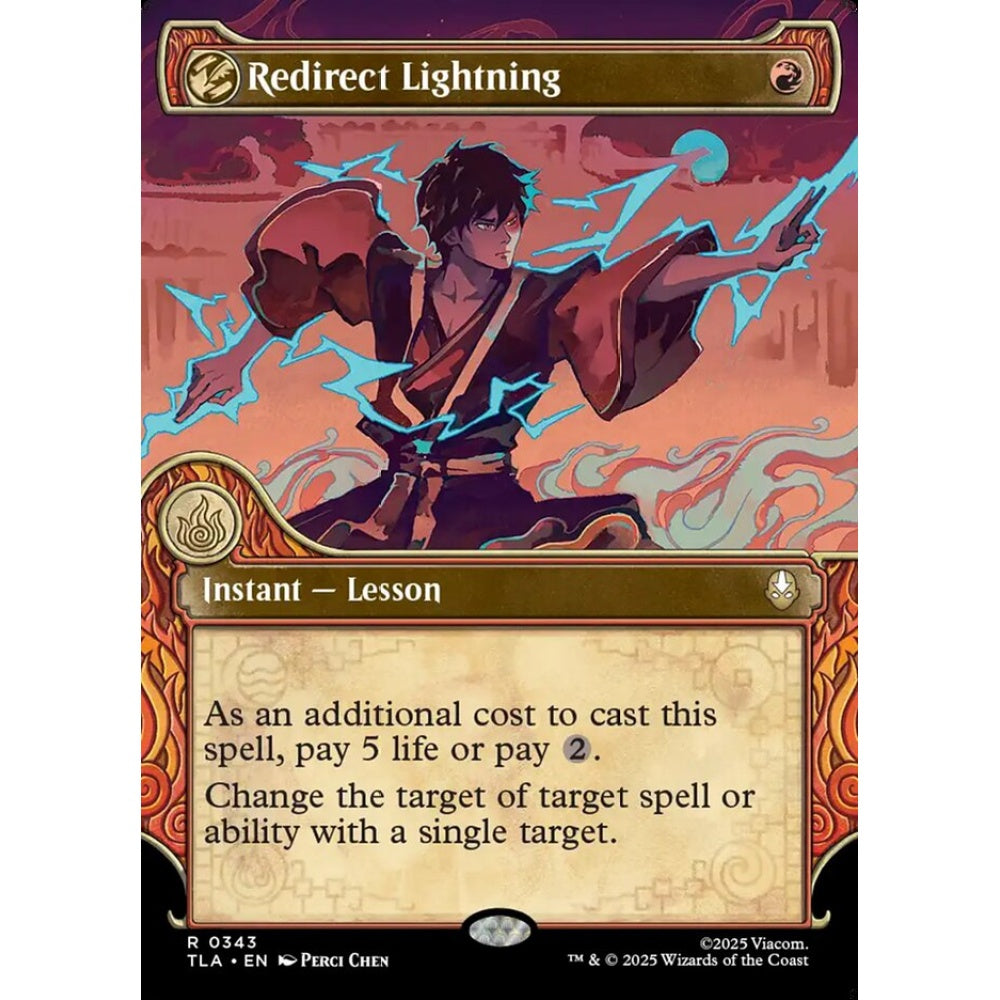 Redirect Lightning rare 343 Magic the Gathering Avatar: The Last Airbender