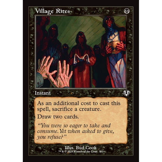 Village Rites, 392, common, Magic: The Gathering, Innistrad Remastered