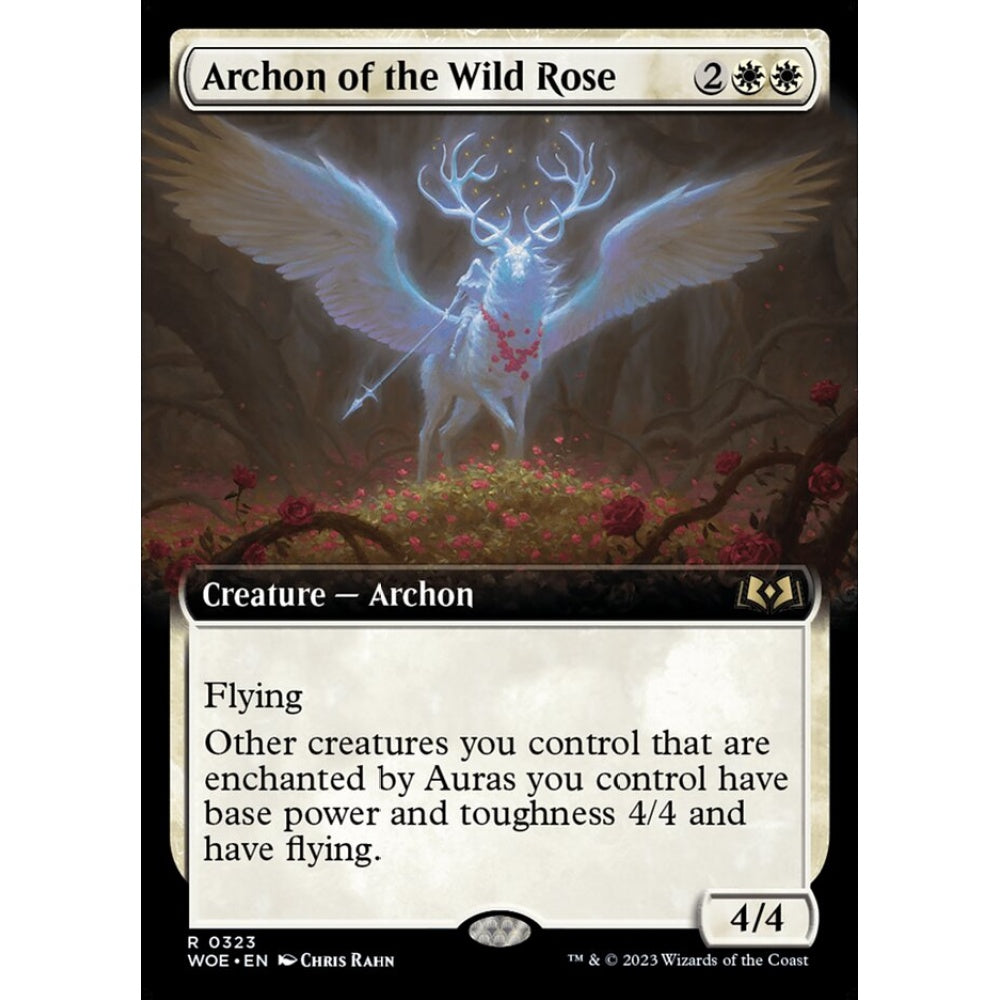 Archon of the Wild Rose, rare, 323, Magic the Gathering, Wilds of Eldraine