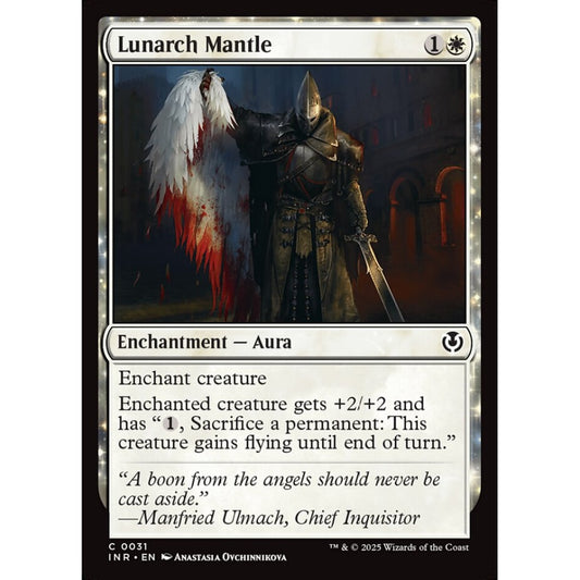 Lunarch Mantle, 31, common, Magic: The Gathering, Innistrad Remastered