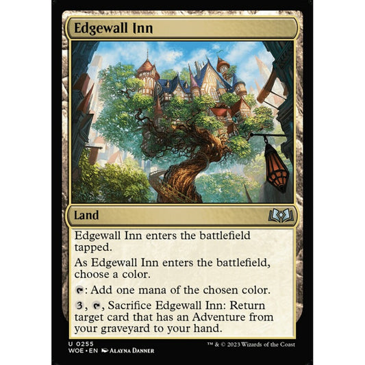 Edgewall Inn, uncommon, 255, Magic the Gathering, Wilds of Eldraine