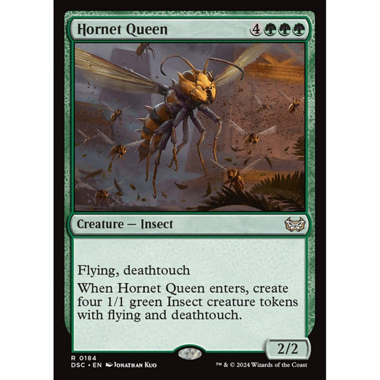 Hornet Queen, 184, rare, Magic: The Gathering, Duskmourn: House of Horror