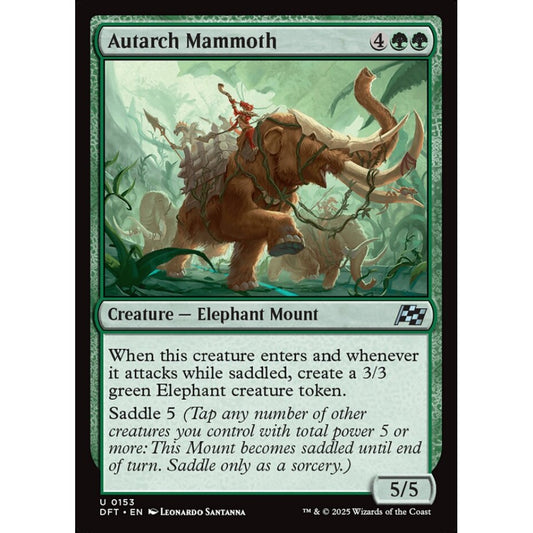 Autarch Mammoth, 153, uncommon, Magic: The Gathering, Aetherdrift