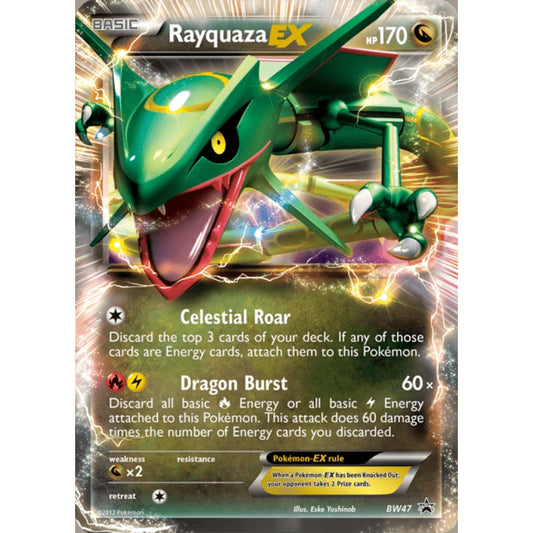 Rayquaza-EX Promo BW47 Pokemon Card Game Black & White Promos