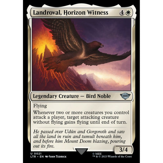 Landroval, Horizon Witness, uncommon, 21, Magic the Gathering, The Lord of the Rings: Tales of Middle-earth
